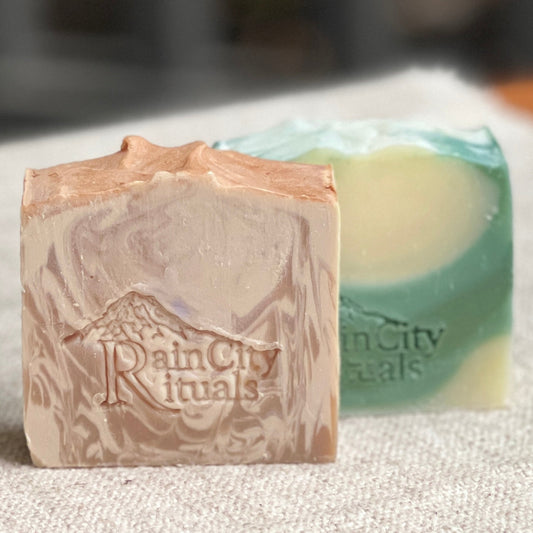 The Velvet Woods - Premium Soap Duo - Set of 2 (Warm Cedar & Cloud Cashmere)
