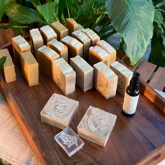 Dark Irish Stout Artisan Soap - Silk & Softness Base (Curing)